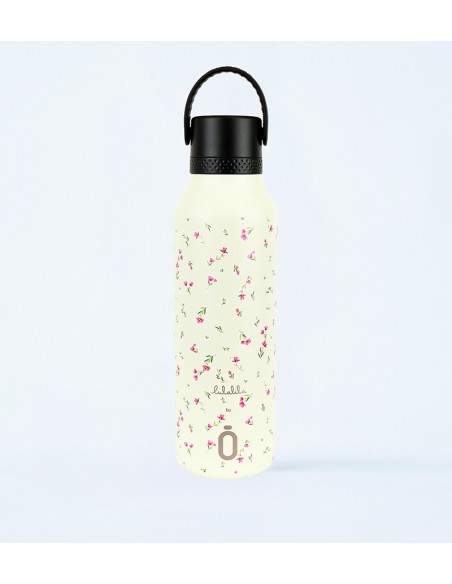Botella térmica Mii, colección Lulalila, modelo Florets, de 600 mL