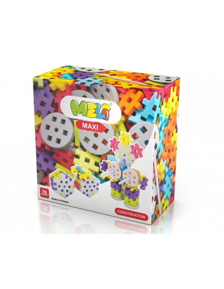 Bloques de construcción Meli Maxi Constructor, 70 piezas