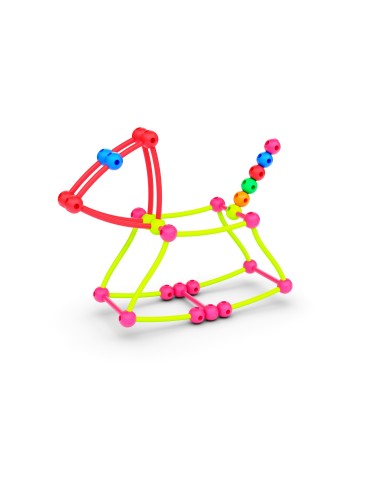 Bloques de construcción Meli Stik Neón, 150 piezas