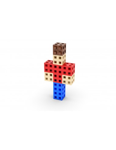 Bloques de construcción Meli Cube, 50 piezas
