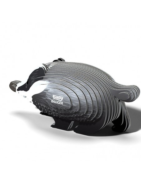 Eugy puzle 3D Tejón