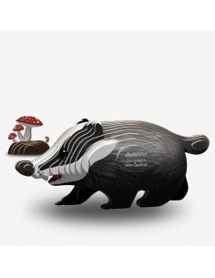 Eugy puzle 3D Tejón 2