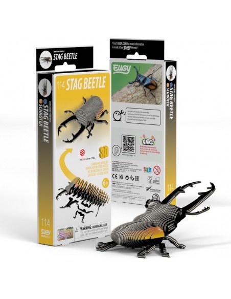 Eugy puzle 3D Ciervo volante