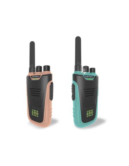 Walkie talkie Kidytalk, colores cian y natural
