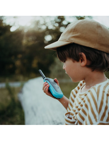 Walkie talkie Kidytalk, colores cian y natural