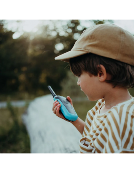 Walkie talkie Kidytalk, colores cian y natural