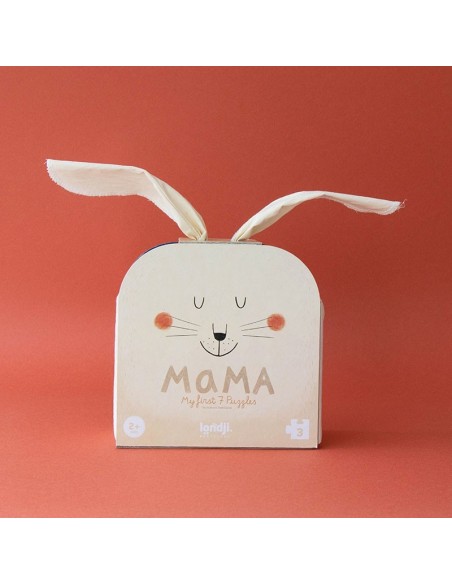 Set de 7 puzles Mama, de 3 piezas