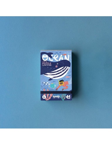 Tiny puzzle look & find Ocean, de 36 piezas