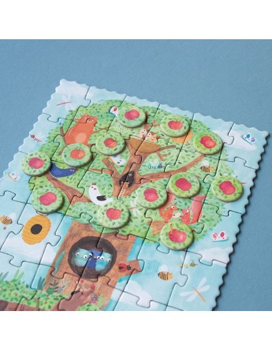 Tiny puzzle count & learn Pommier, de 36 piezas