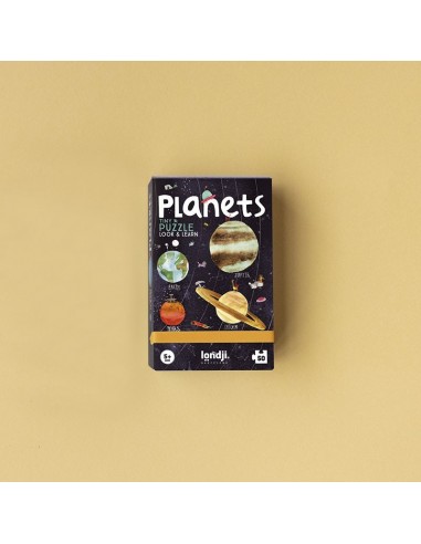 Tiny puzzle look & find Planets, de 50 piezas