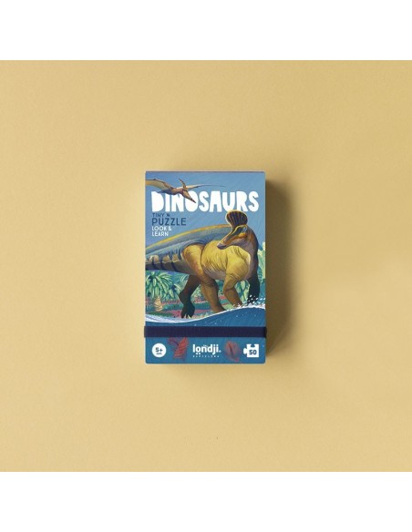 Tiny puzzle look & find Dinosaurs, de 50 piezas
