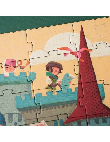 Puzle de observación Go to the Medieval times, de 100 piezas