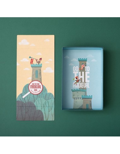 Puzle de observación Go to the Medieval times, de 100 piezas