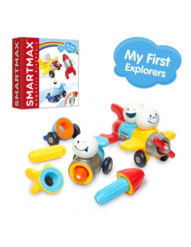 Juego de piezas magnéticas de construcción My first explorers