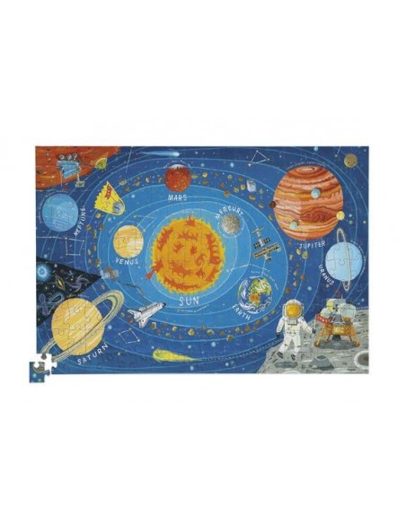 Puzle del Espacio de 200 piezas con póster