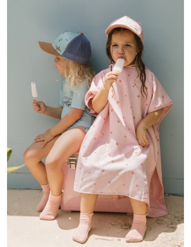 Poncho de playa, colección Strawberries