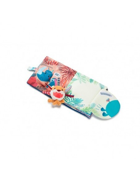 Libro de tela El león Jack ruge