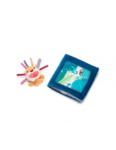 Libro de tela El león Jack ruge