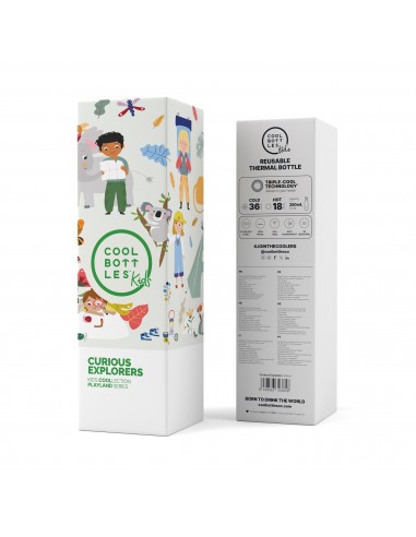 Botella térmica Kids Curious explorers, de 350 mL
