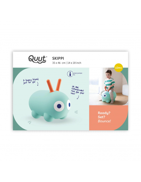 Hinchable saltarín Skippi, color verde
