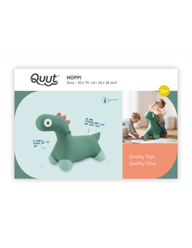 Dinosaurio hinchable saltarín Hoppi, color verde