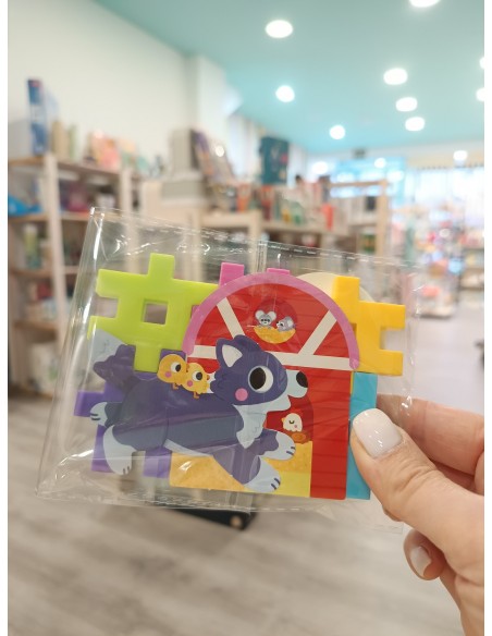 Bolsita con 6 piezas Meli Maxi y pegatinas