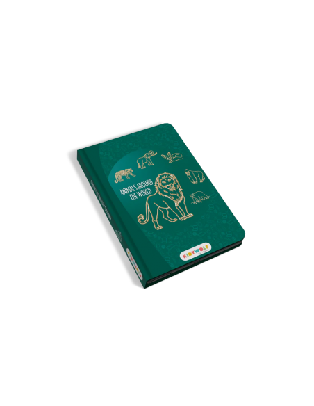 Tableta de dibujo y escritura portátil Kidydraw-Mini Animales del mundo