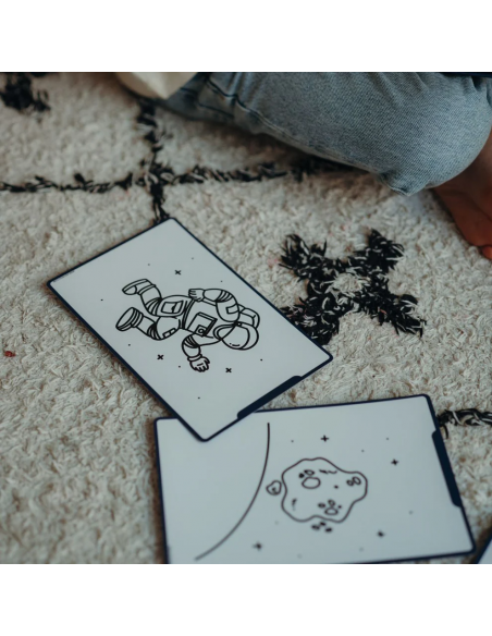 Tableta de dibujo y escritura portátil Kidydraw-Mini Galaxia