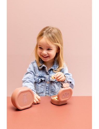 Set de 2 fiambreras con clip Mrs. Cat