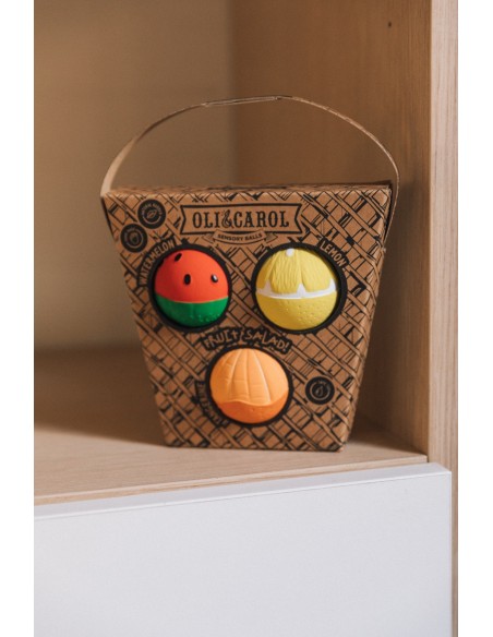 Set de pelotas sensoriales Fruit salad