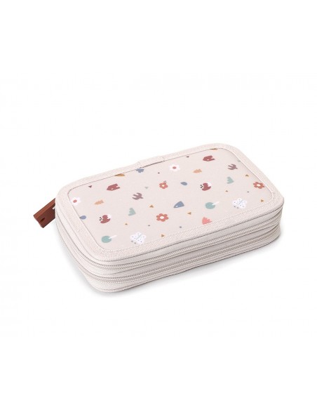 Estuche plumier doble Geometric nature