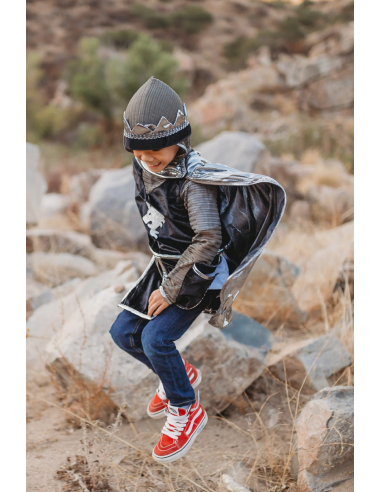 Disfraz de caballero, color plateado