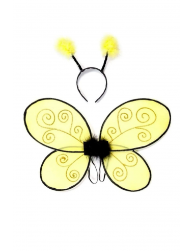 Alas y diadema de abeja