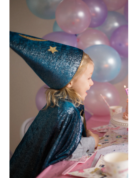 Capa de mago con sombrero