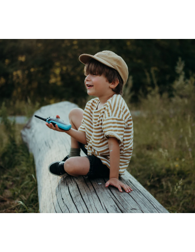 Walkie talkie Kidytalk, colores azul y rojo