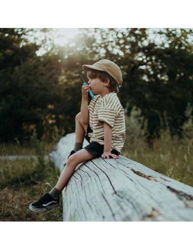 Walkie talkie Kidytalk, colores azul y rojo