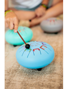 Tambor metálico de lengüetas Baby, de 8 notas, color Sky kite 2