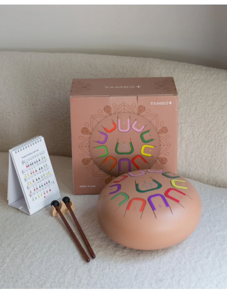 Tambor metálico de lengüetas Tambú+, de 10" y 11 notas, Deep flow