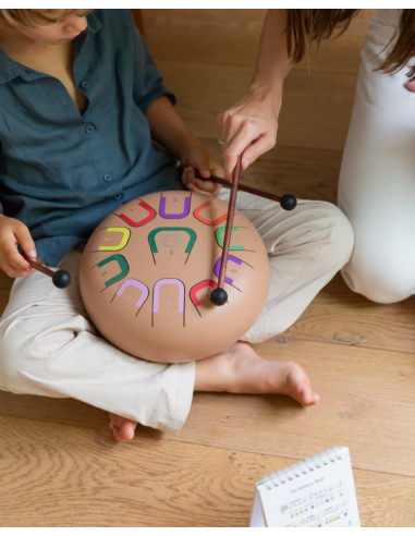 Tambor metálico de lengüetas Tambú+, de 10" y 11 notas, Deep flow