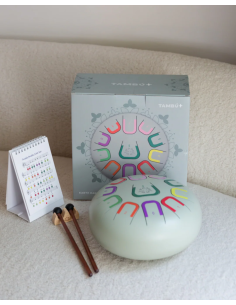 Tambor metálico de lengüetas Tambú+, de 10" y 11 notas, Earth harmony