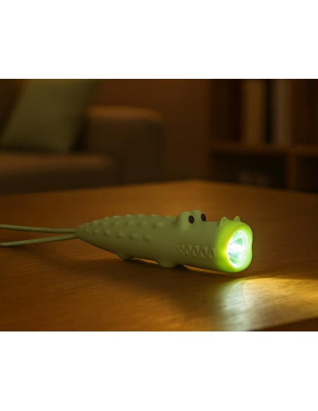 Linterna de silicona Crocodile