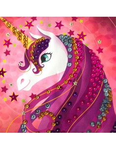 Art & Créations Lentejuelas y colores unicornio 2