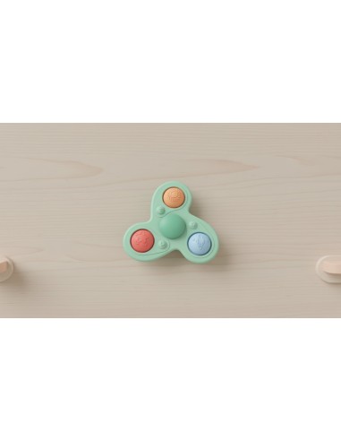 Spinner sensorial de silicona Space green