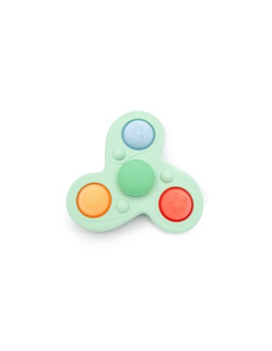 Spinner sensorial de silicona Space green
