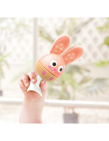 Set de 3 animales sonajero-mordedor con ventosa