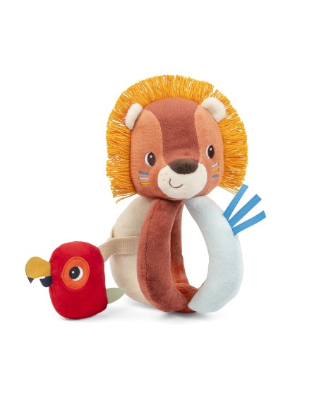 Sonajero con asas del león Jack