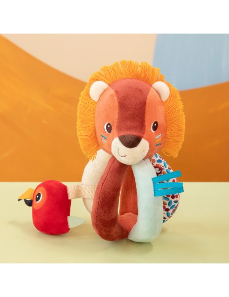 Sonajero con asas del león Jack