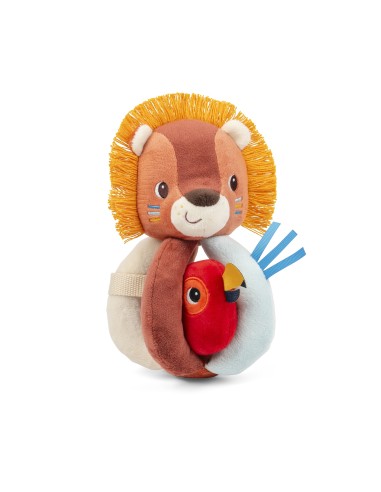 Sonajero con asas del león Jack