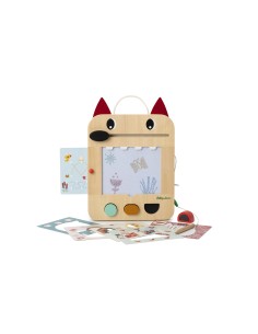 Pizarra mágica de madera del lobo Louis 2