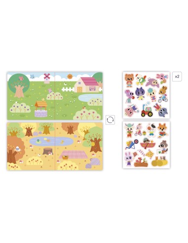 Pegatinas gruesas reposicionables